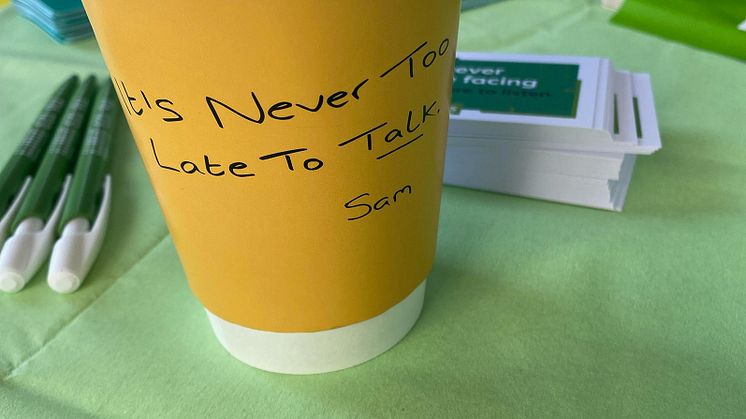 Samaritans cup message
