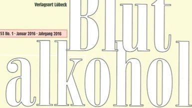 Fachzeitschrift BLUTALKOHOL