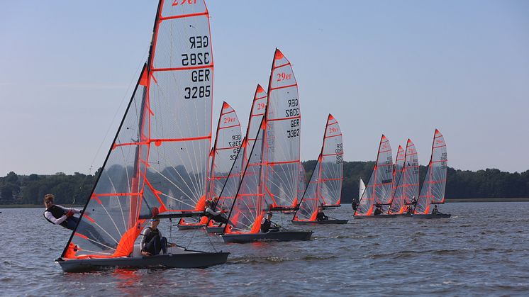 Die 29er segelten in Louisenlund die Landesjugendmeisterschaft aus