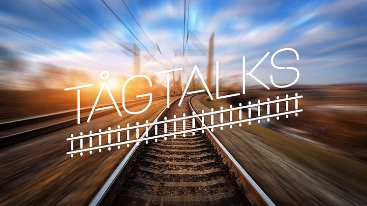 Premiär för Tågtalks – rullande samtal om vår tids stora frågor