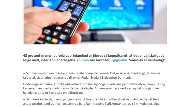 Hver anden har svært ved ny teknologi 