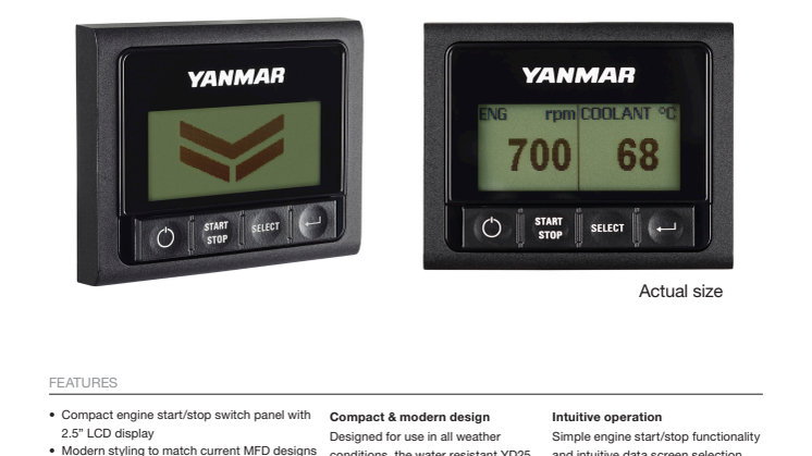 YANMAR YD25 datasheet