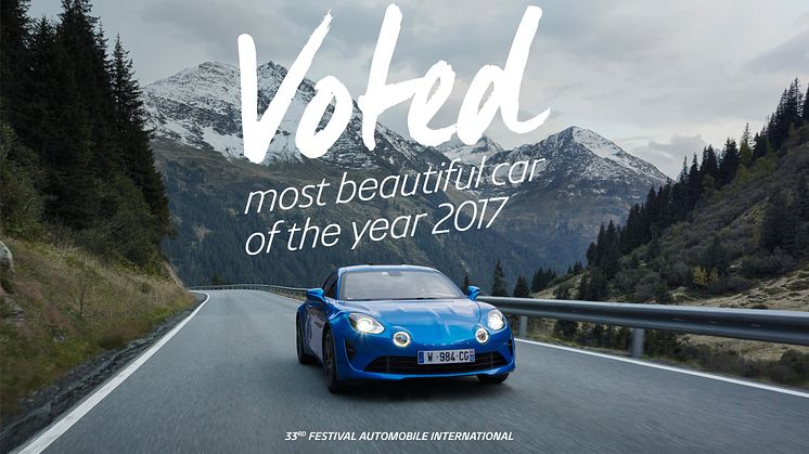 Alpine A110 - vackraste bilen 2017