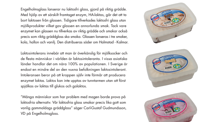Goda nyheter för lakosintoleranta