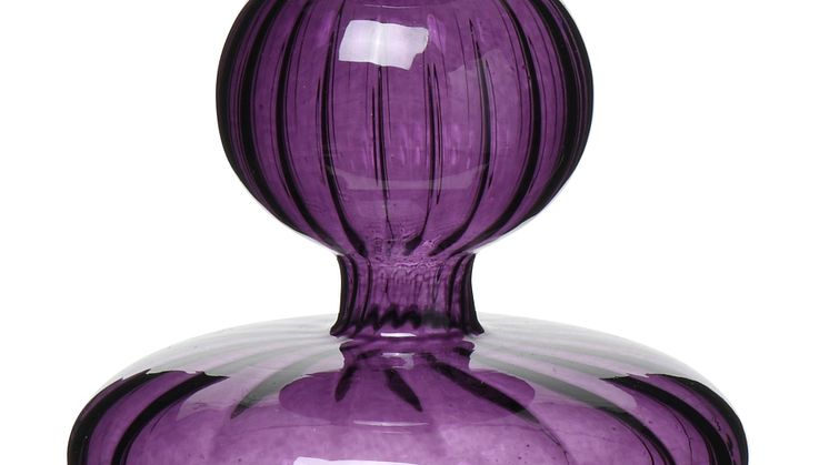 NYHET! Candle holder Bonnie 22,5 cm Dark purple Glass 9,99 EUR.jpg