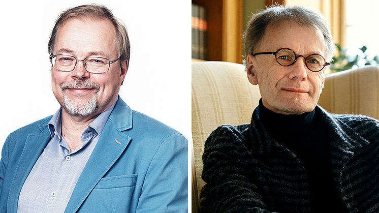Mikael Sandlund, ordförande, Ingemar Engström, tidigare ordförande, Etikdelegationen, Svenska Läkaresällskapet