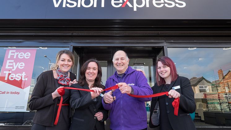 ​Wirral Stroke Survivor Officially Opens Vision Express Store