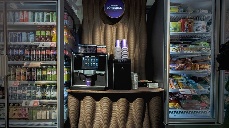 The first circular coffee station is already set up at the Lilla ICA Lindvallen supermarket in Sälen, Sweden, and more are underway.