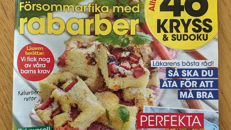 Hemmets veckotidning med ett stort reportage om David Stenholtzs bok "Kostens kraft"