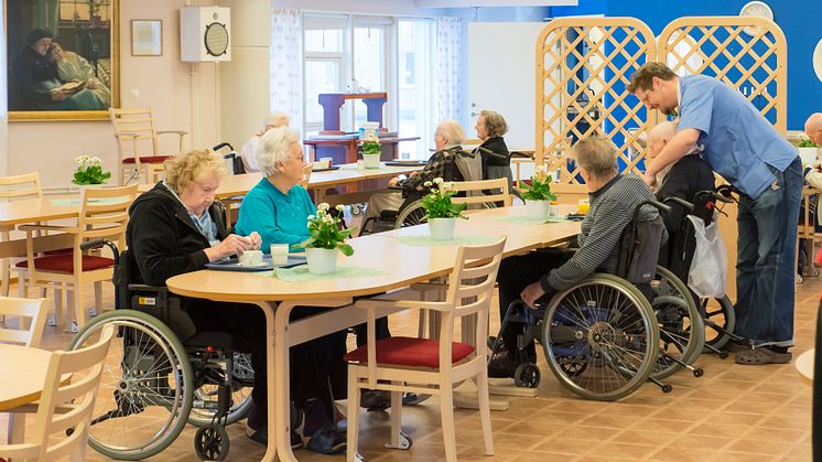 Bättre mat ger gladare, mättare och piggare pensionärer.