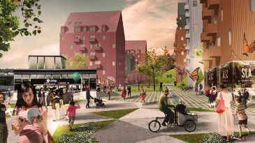 Titania vinner markanvisningstävling för 450 lägenheter i Botkyrka kommun! 
