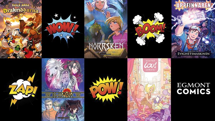 Vårens heta serienyheter från Egmont Comics
