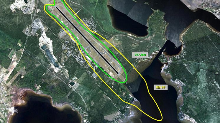 Norwegians sista MD80 lämnar imorgon – nya plan minskar ljud med hälften vid start i Kiruna och Luleå.