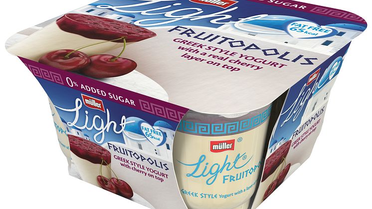 Introducing Müllerlight Fruitopolis with 0% added sugar