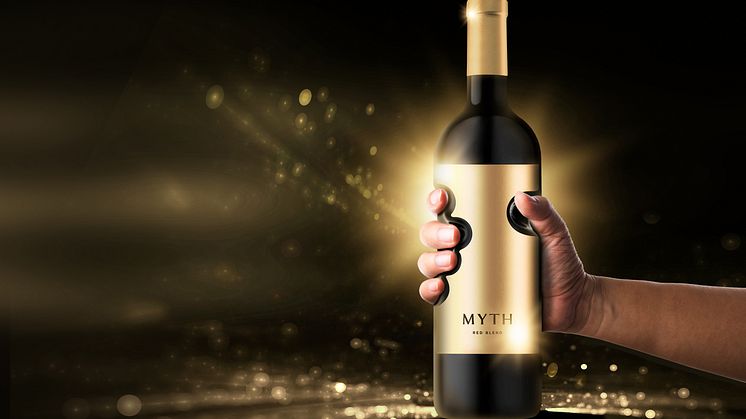 Greppa årets mest unika vinflaska – MYTH Red Blend