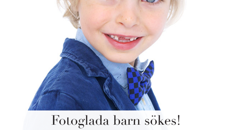 Fotoglada barn sökes! 