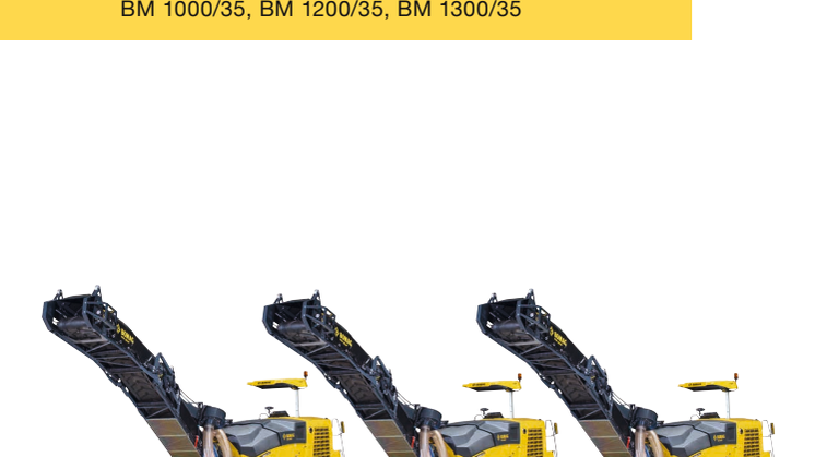 Asfaltsfräs Bomag 1000/35 och 1200/35