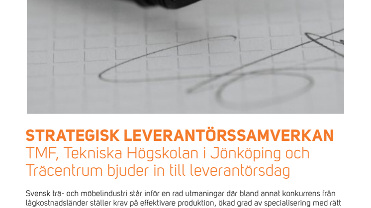 20150507 Leverantörsdag Jönköping