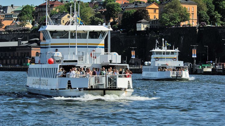 Ny färjelinje till Fotografiska och Skeppsholmen västra