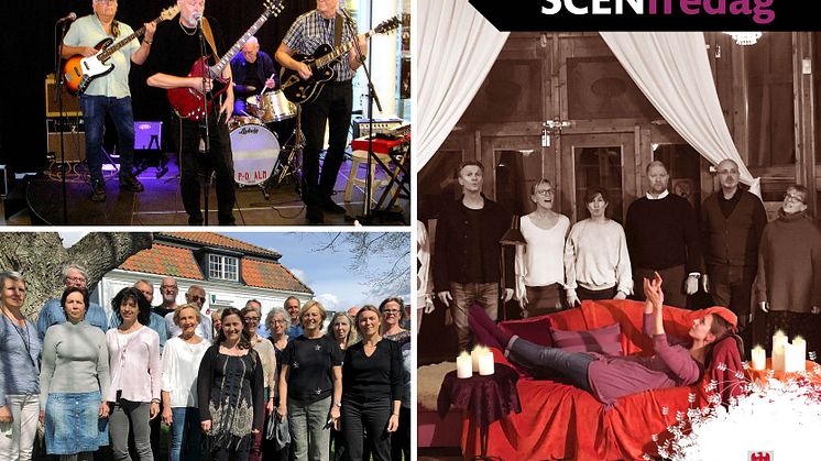 Blueskapellet, Roslagens Vokalensemble och Cantaton är några av gästerna på Scenfredag i vår. 