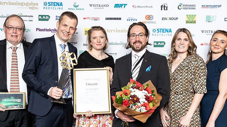 Wistrand delade ut Årets specialpris på Återvinningsgalan