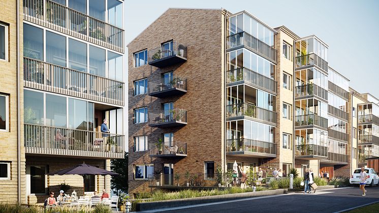 Säljstart för 79 seniorbostäder i Riksbyggens Bonum Brf Guldmyntet i Göteborg