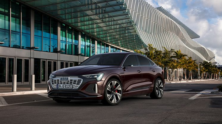 Audi Q8 Sportback e-tron (Madeirabrun)