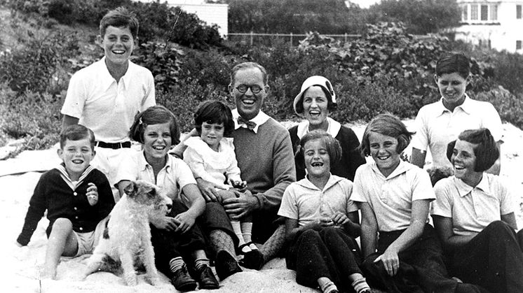 Kennedyfamiljen på stranden