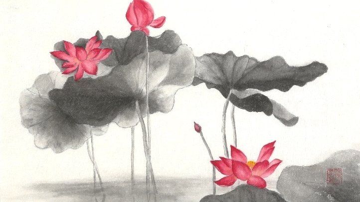 Lotus Pond by Teresa Tan