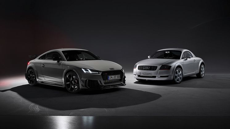 Audi TT RS Coupé iconic edition og Audi TT Coupé konceptbil