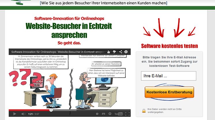 Neues System für Onlineshops: Live-Ansprache der Kunden und 20 Prozent mehr Umsatz
