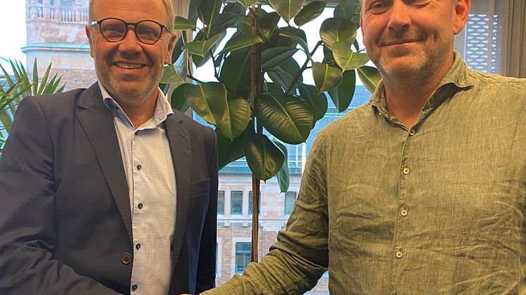Göran Swedérus, VD Comfort och Tom Månsson, AB Bredin & Co och M-Elinstallation AB