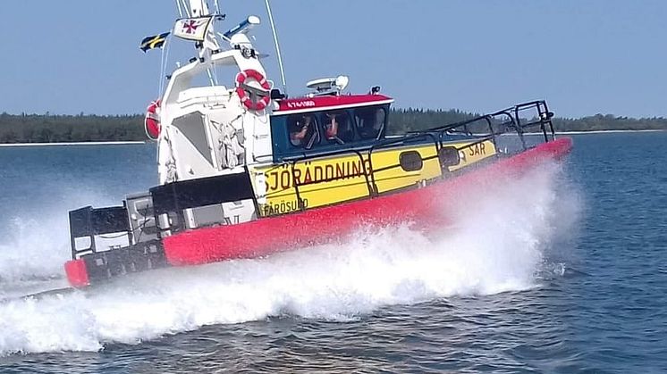 RS Fårösund arbetade hårt under kappseglingen Gotland Runt i somras