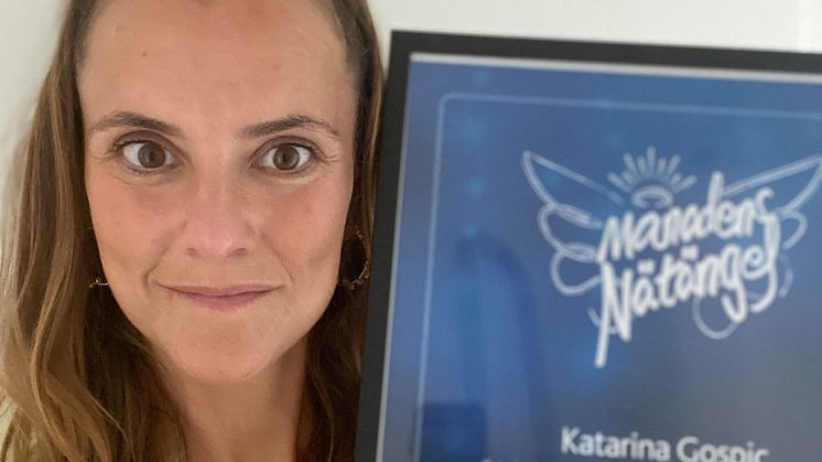 Katarina Gospic är Månadens Nätängel juli 2022