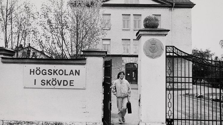 Kanslihuset från förr på Högskolevägen.