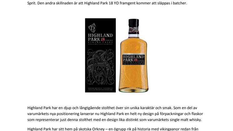 PRISAD 18-ÅRING FÅR NY DESIGN