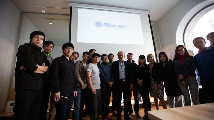 Chinese journalists discover more about Blueair during an early May visit to Blueair's corporate head office in Stockholm, the Swedish capital.