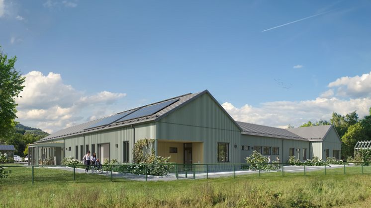 Trygg miljö för aktiva barn på det nya korttidsboendet på Jättenegatan, Falköping.