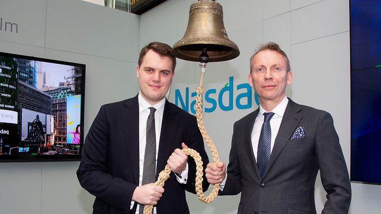 Emil Jangvik, Project Manager, and Ola Nilsson, Head of Corporate Finance at JOOL