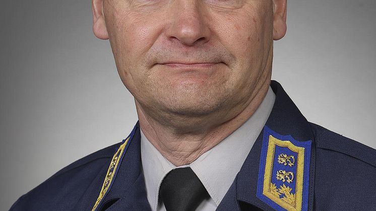 Generalmajor Juha-Pekka Keränen, ny flygvapenchef för finska flygvapnet, besöker Sverige och Uppsala 16 juni 2022. Foto: Finska Försvarsmakten