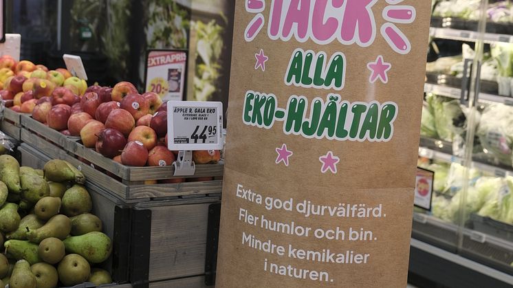 Nudging Organic – Tack alla eko-hjältar