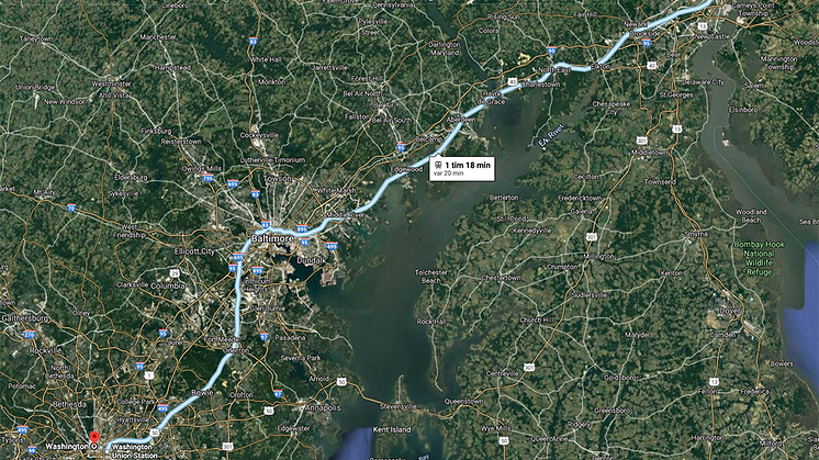 Nyvalde presidenten Joe Bidens dagspendling Wilmington – Washington sedan 1970-talet
