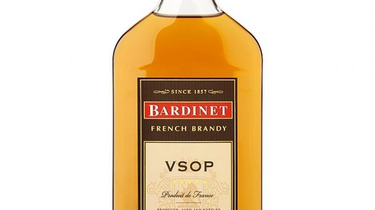Brandy Bardinet VSOP- Nu i halvflaska!