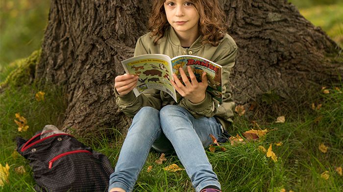 10-åriga Aina skapade ny karaktär till Bamsetidningen