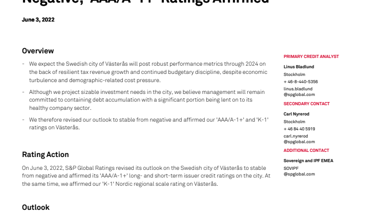 ResearchUpdate_CityofVasteras_Jun-03-2022.PDF