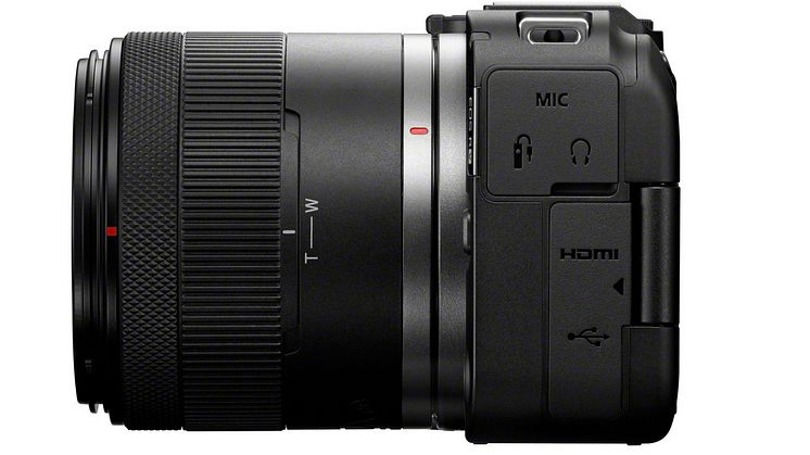 11_Canon EOS R50 V_Black_Left_Canon RF-S 14-30mm F4-6.3 IS STM PZ(BK).jpg