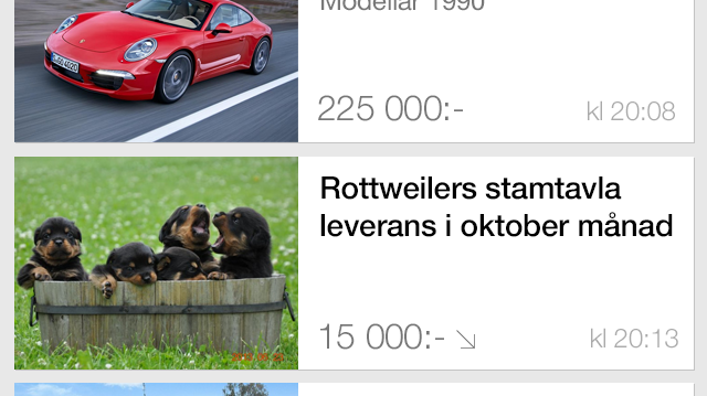 Blocket lanserar helt ny app för iOS 7