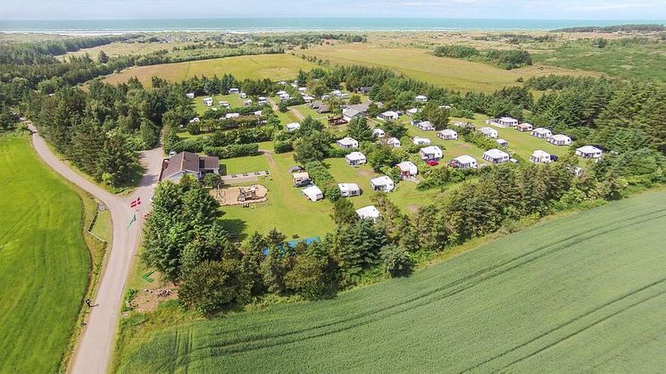 Guldager camping i Nordjylland