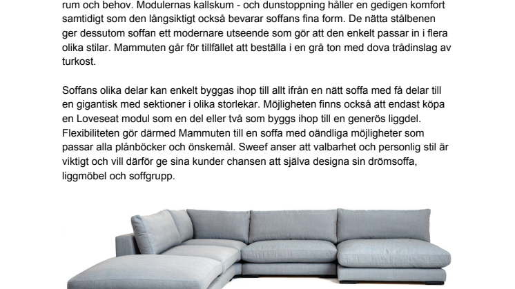 En soffa med oändliga kombinationer