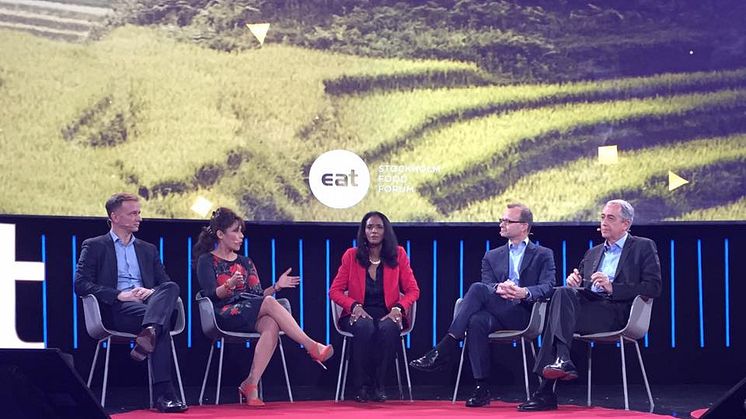 Sodexos VD Azita Shariati deltog i paneldebatt på EAT-konferensen